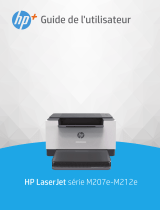HP LaserJet M207e-M212e Printer series Mode d'emploi