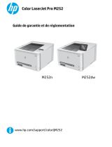 HP Color LaserJet Pro M252 series Mode d'emploi