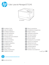 HP Color LaserJet Managed E75245 Printer series Guide d'installation