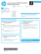 HP Color LaserJet Pro M180-M181 Multifunction Printer series Guide d'installation
