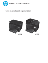 HP Color LaserJet Pro MFP M177 series Mode d'emploi