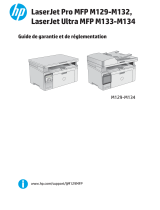 HP LaserJet Ultra MFP M134 Printer series Mode d'emploi