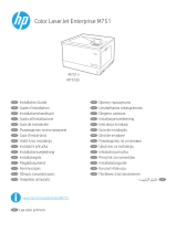 HP Color LaserJet Enterprise M751 Printer series Guide d'installation