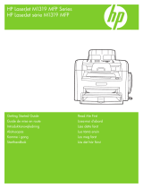 HP LaserJet M1319 Multifunction Printer series Manuel utilisateur