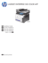 HP LaserJet Enterprise 500 color MFP M575 Guide d'installation