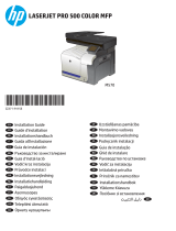 HP LaserJet Pro 500 Color MFP M570 Guide d'installation