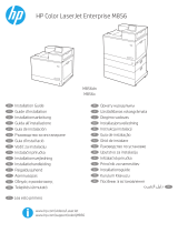 HP Color LaserJet Enterprise M856 Printer series Guide d'installation