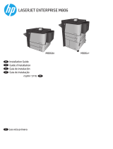 HP LaserJet Enterprise M806 Printer series Guide d'installation
