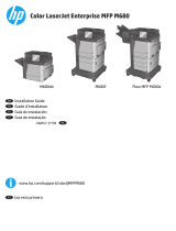 HP Color LaserJet Enterprise MFP M680 series Guide d'installation