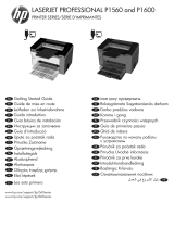 HP LaserJet Pro P1606 Printer series Manuel utilisateur