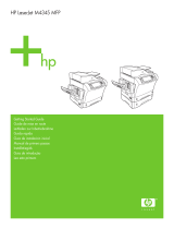 HP LaserJet M4345 Multifunction Printer series Guide de démarrage rapide