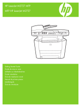 HP LaserJet M2727 Multifunction Printer series Guide de démarrage rapide