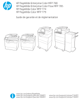 HP PageWide Color MFP 774 Printer series Mode d'emploi