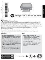 HP Deskjet F2400 All-in-One series Guide de démarrage rapide