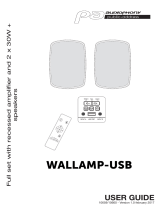 audiophony WALLAMP-USB PACK Manuel utilisateur