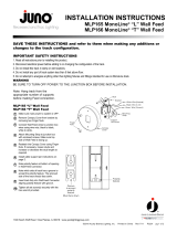 Acuity Brands Lighting Juno MonoLine L Wall Feed MLP165 Guide d'installation