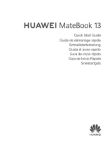 Huawei MateBook 13 Guide de démarrage rapide