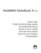Huawei MateBook X Pro 2019 Guide de démarrage rapide