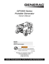 Generac GP3300 G0064311 Manuel utilisateur