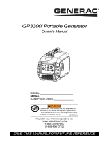 Generac GP3300i G0071540 Manuel utilisateur
