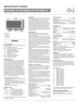 OJ Electronics PTH-6202-2 Mode d'emploi