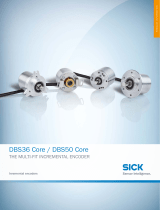 SICK DBS36/DBS50 Core Incremental Encoders Information produit