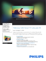 Philips 50PUS6262/12 Product Datasheet