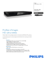 Philips BDP2600/12 Product Datasheet