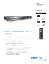 Philips DVDR3575H/31 Product Datasheet