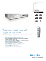 Philips DVDR3360H/31 Product Datasheet