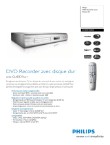 Philips DVDR7300H/19 Product Datasheet