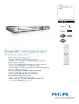 Philips DVDR3400/31 Product Datasheet
