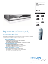 Philips DVDR3440H/31 Product Datasheet