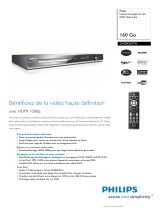 Philips DVDR3577H/31 Product Datasheet