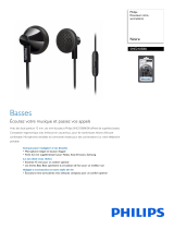 Philips SHE2105BK/00 Product Datasheet