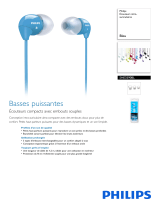 Philips SHE3590BL/10 Product Datasheet