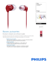 Philips SHE3590RD/10 Product Datasheet