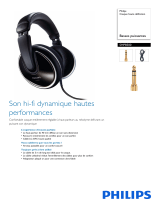 Philips SHP8500/00 Product Datasheet