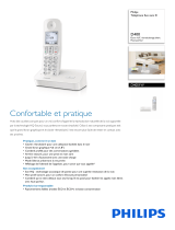 Philips D4001W/FR Product Datasheet