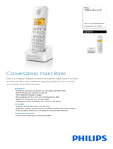 Philips D2101W/FR Product Datasheet