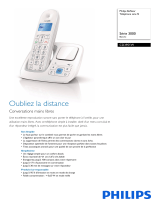 Philips CD3951W/38 Product Datasheet