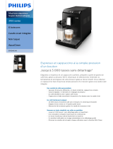 Philips EP3360/00 Product Datasheet