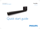 Philips SoundBar 2000 series Guide de démarrage rapide