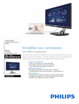 Philips 258B6QUEB/00 Product Datasheet