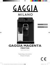 Gaggia MAGENTA PRESTIGE Le manuel du propriétaire