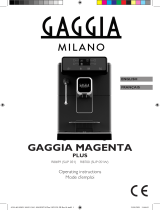 Gaggia MAGENTA PLUS Le manuel du propriétaire