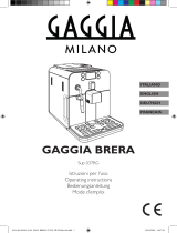 Gaggia Brera Le manuel du propriétaire