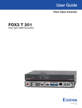 Extron electronics FOX3 T 201 Manuel utilisateur