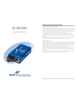 B&B Electronics IE-MiniMc Mode d'emploi