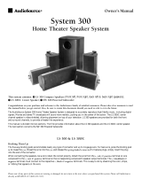 AudioSource System 300 Manuel utilisateur